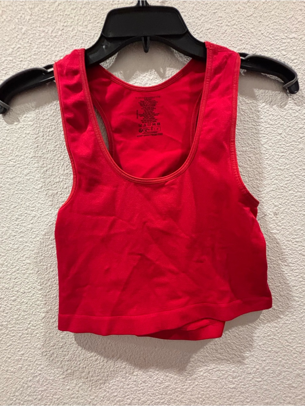 Anthropologie Bright Red Racerback Tank Top